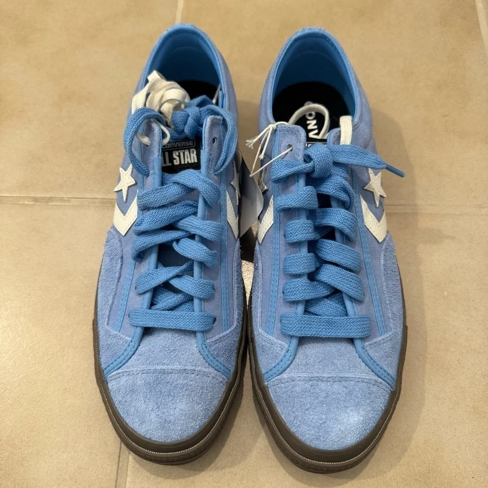 Converse Star Player 76 Suede Low 'Light Blue'sz 10.5, 11
